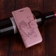 Pouzdro Galaxy A8 2018 - Srdce - světle růžové