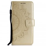 Pouzdro Huawei Y6 2018, Y6 Prime 2018, Honor 7A - mandala - zlaté