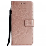Pouzdro Huawei Y6 2018, Y6 Prime 2018, Honor 7A - mandala - růžové