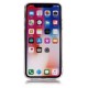 Gelový obal iPhone X - průhledný - Květy 04