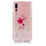 Gelový obal Huawei P20 Pro - průhledné - Květy 03