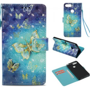 Pouzdro Huawei Y6 2018, Y6 Prime 2018, Honor 7A - Motýli 01 3D