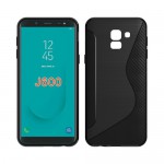 Gelový obal Galaxy J6 2018 - S-Curve - Černý