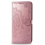 Pouzdro Xiaomi Redmi Note 7 - Růžová mandala 02