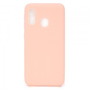 Pouzdro Galaxy A20e - matné - růžové