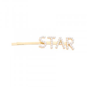 Sponka do vlasů s perlami - Star