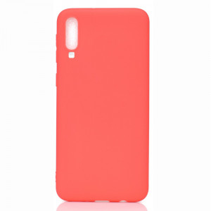 Pouzdro Galaxy A70 - matné - červené