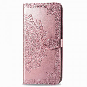 Pouzdro Xiaomi Redmi Note 8T - Mandala - růžové