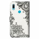 Pouzdro Honor 8A, Huawei Y6 2019 - Květy 03 3D