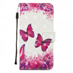Pouzdro Xiaomi Redmi Note 8 Pro - Motýli 3D 04