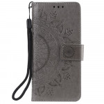 Pouzdro Xiaomi Redmi Note 9 Pro / Note 9S - šedá mandala