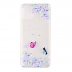 Obal Galaxy A51 - Průhledné - Motýli 01