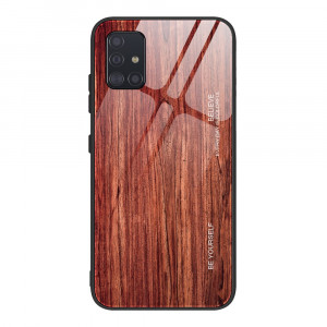 Obal Galaxy A51 - s motivem dřeva 02