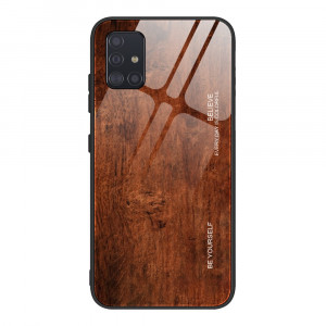 Obal Galaxy A51 - s motivem dřeva 03