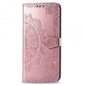 Pouzdro Xiaomi Redmi Note 9 Pro / Note 9S - světle růžová mandala 02