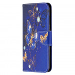 Pouzdro Xiaomi Redmi Note 9 - Motýli 03