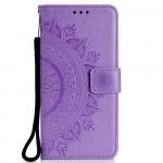 Pouzdro Xiaomi Redmi 9A - fialová mandala