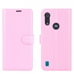 Pouzdro Motorola Moto E6s - světle růžové