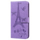 Pouzdro Galaxy Note 9 - fialové - Eiffelovka