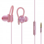 Sluchátka kabelová - světle růžová
