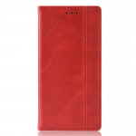 Pouzdro Xiaomi Redmi 9A - Premium Vintage - červené