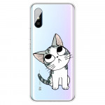 Obal Xiaomi Redmi 9A - průhledný - Kočka