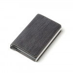Pouzdro na platební karty - Černé - Denim