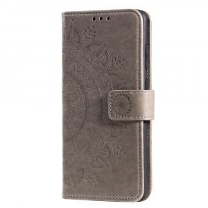 Pouzdro Galaxy A42 5G - šedá mandala