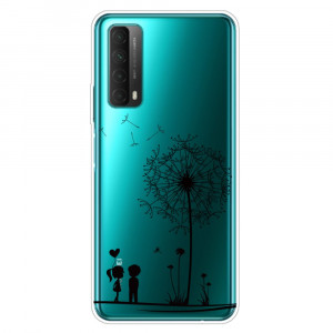 Obal Huawei P Smart 2021 - průhledný - Pampelišky