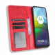 Pouzdro Motorola Moto G9 Power - Vintage červené