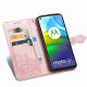Pouzdro Motorola Moto G9 Power - růžové - Mandala