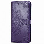 Pouzdro Xiaomi Redmi Note 8 - Fialová mandala 02