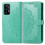 Pouzdro Galaxy A52 / A52 5G - Mandala - tyrkysové