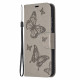 Pouzdro Galaxy A52 / A52 5G - Motýli - šedé