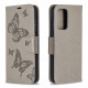 Pouzdro Galaxy A52 / A52 5G - Motýli - šedé