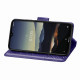 Pouzdro Nokia 3.4 - tmavě fialové - motýl