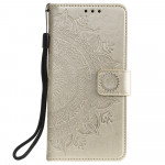 Pouzdro Galaxy A32 5G - zlaté - Mandala