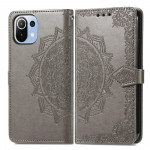 Pouzdro Xiaomi Mi 11 Lite - Mandala - šedé