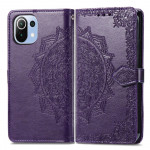 Pouzdro Xiaomi Mi 11 Lite - Mandala - fialové