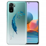Obal Xiaomi Redmi Note 10 4G / Note 10S - průhledný - Peří