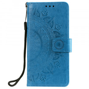 Pouzdro Xiaomi Redmi Note 10 5G / Poco M3 Pro - Mandala - modré