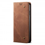 Pouzdro Xiaomi Redmi Note 10 5G / Poco M3 Pro - Denim hnědé