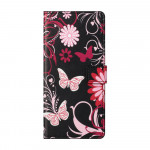 Pouzdro Xiaomi Redmi Note 10 5G / Poco M3 Pro - Motýli 01