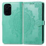 Pouzdro Xiaomi Mi 11i 5G / Poco F3 - tyrkysové - Mandala
