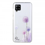Pouzdro Galaxy A12 - průhledné - Pampelišky