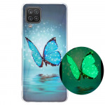 Pouzdro Galaxy A12 - Motýl 02