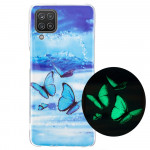 Pouzdro Galaxy A12 - Motýli 02