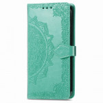 Pouzdro Huawei P Smart 2021 - tyrkysové - Mandala 02