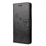 Pouzdro Xiaomi Poco X3 / Poco X3 Pro - Květy a motýli - černé