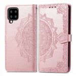Pouzdro Galaxy A22 4G - růžové - Mandala